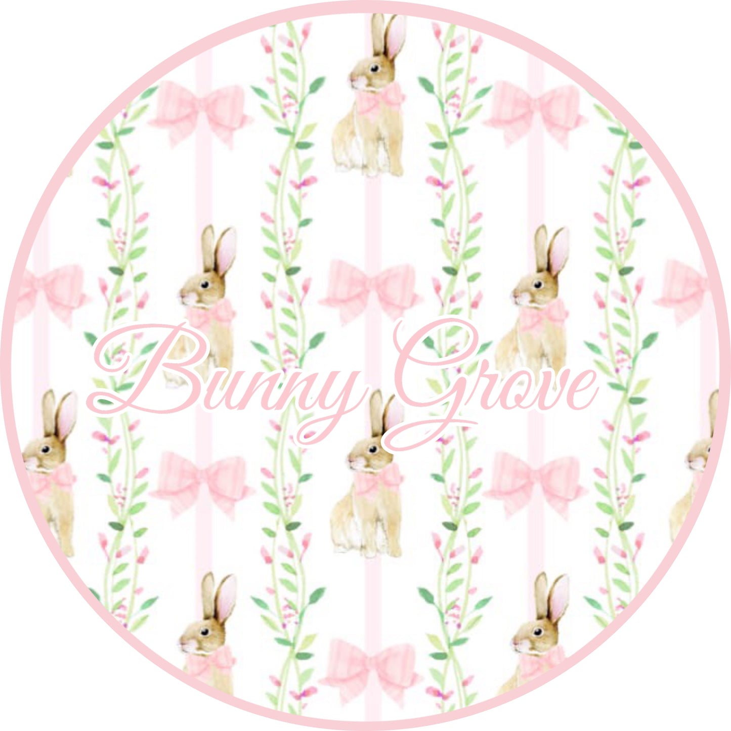 Pre Order 116: Easter Lounge- Bunny Grove Mom/Mini Knit Lounge Set