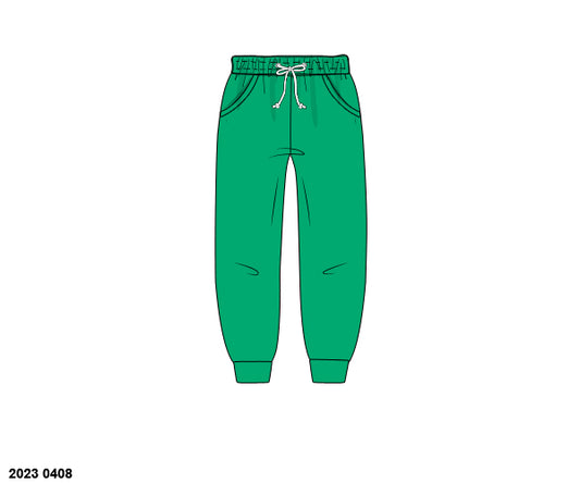 RTS: Green- Boys Knit Bottoms- Joggers