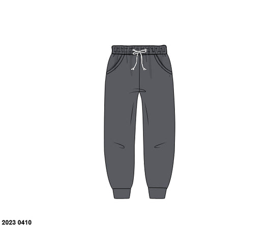 RTS: Gray- Boys Knit Bottoms- Joggers