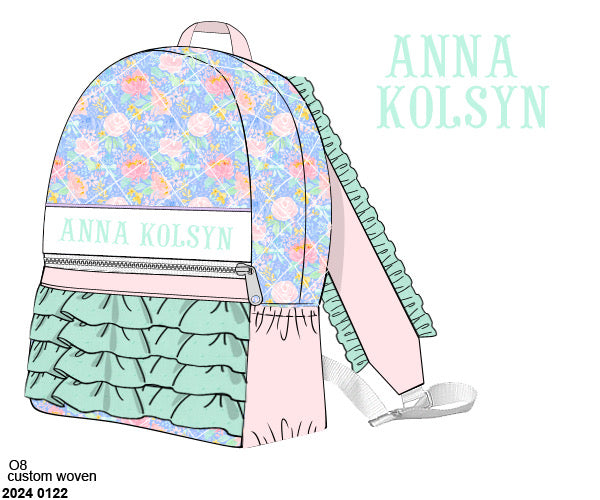 Pre Order 123: Ava Floral- Backpack