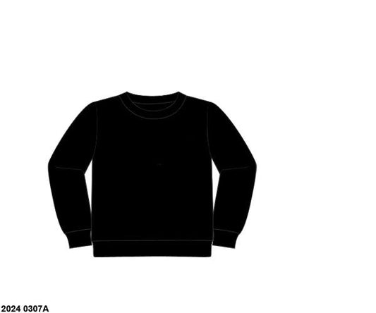 RTS: Black- Adult/Child Pullover (No Monogram)