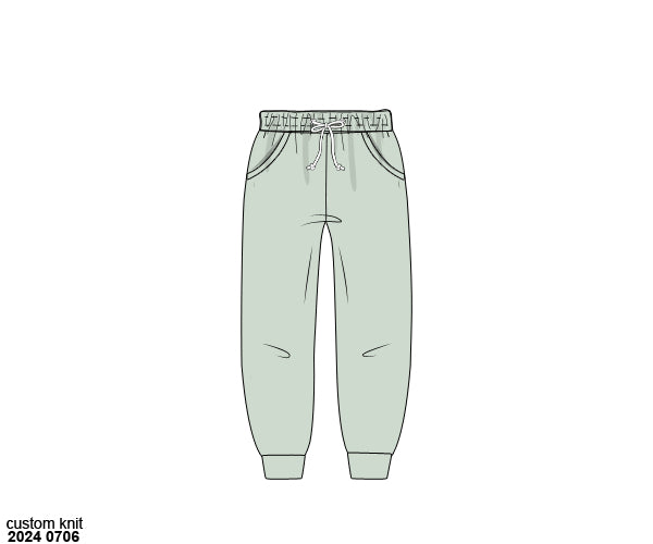 RTS: Boys Mix & Match- Knit Joggers in Sage