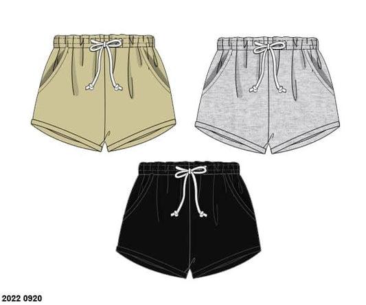 Pre Order 119: Spring Bottoms- Boys Neutral Shortie Pack