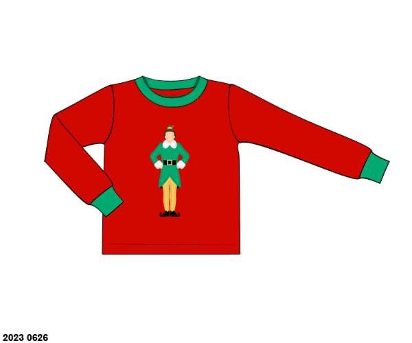 RTS: 25 Days of Christmas- Boys Ninny Muggin Knit Shirt