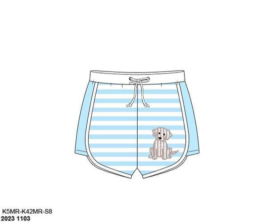 Pre Order 122: BBS Puppy- Boys Woven Swim Shorties