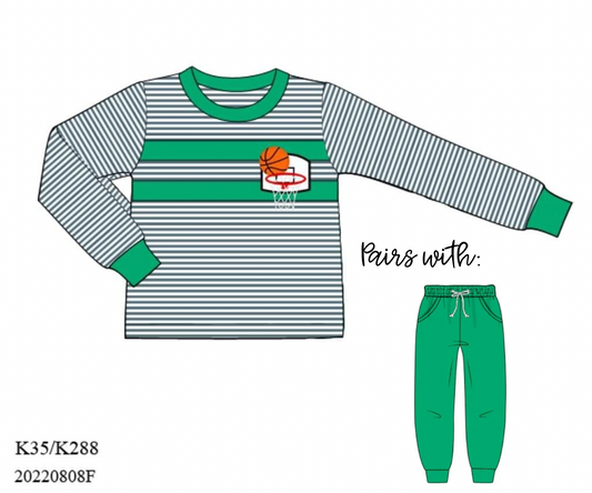 RTS: Boys Mix & Match- Basketball Knit Shirt