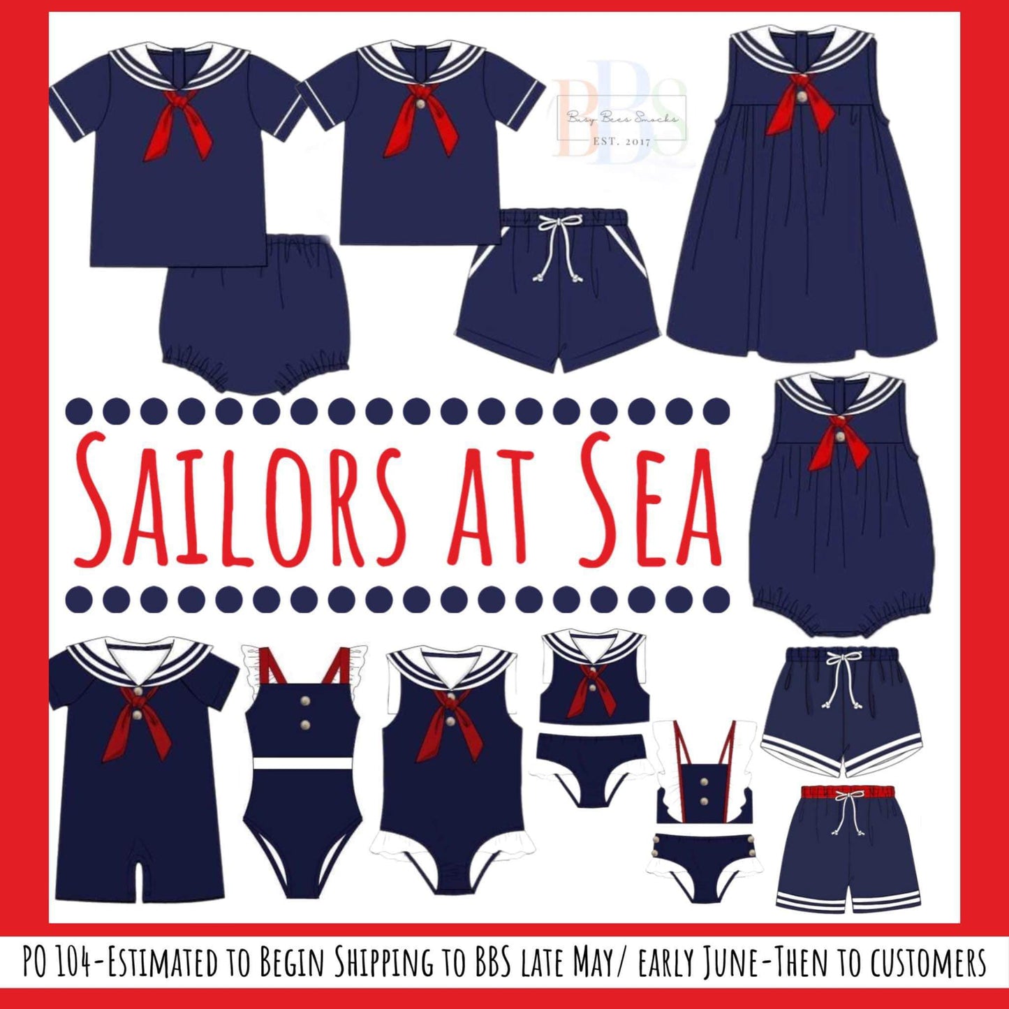 RTS: Sailors At Sea- Unisex Knit Bubble