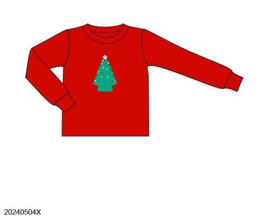 RTS: 25 Days of Christmas- Boys Maw Maw Tree Shirt