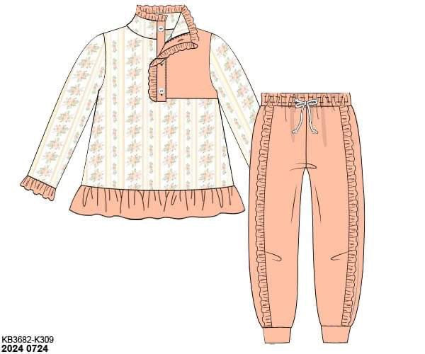 RTS: Knit Jogger Sets- Girls Lani Lou