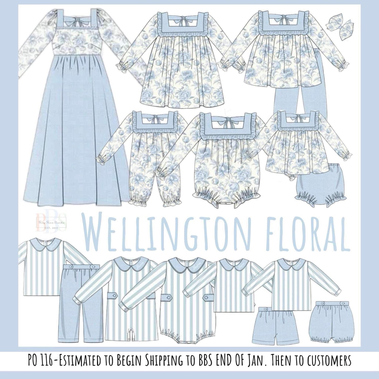 Pre Order 116: Wellington- Boys Woven Bubble Short Set