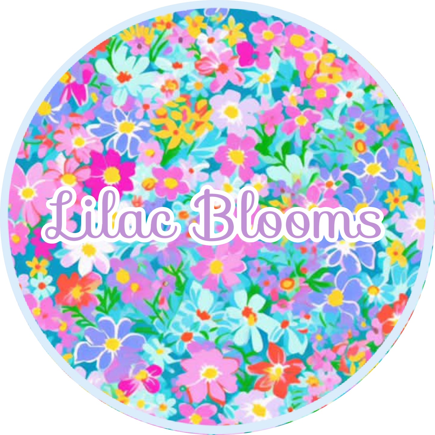 Pre Order 123: Lilac Blooms- Accessory Bag