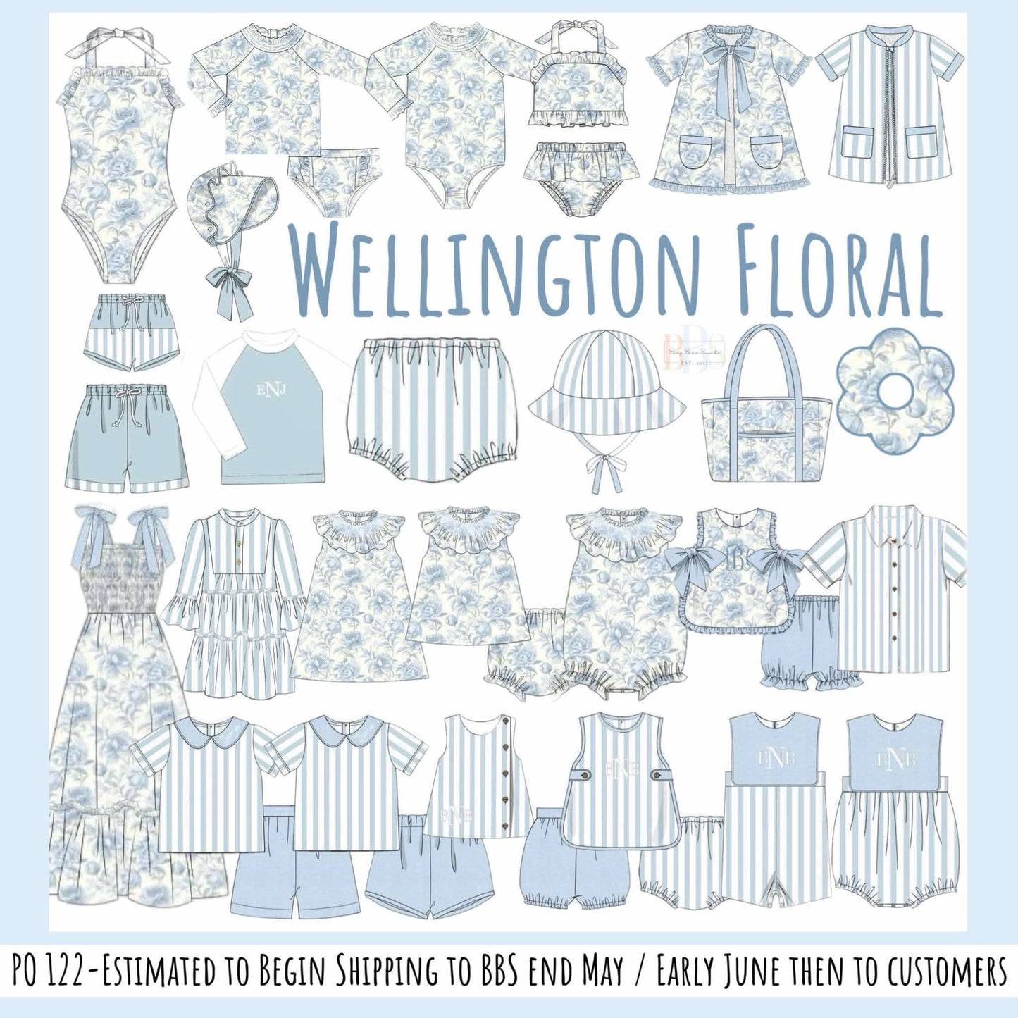 Pre Order 122: Wellington- Boys Woven Bubble Short Set