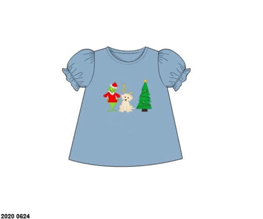 RTS: 25 Days of Christmas- Girls Mean One & Mutt Knit Shirt