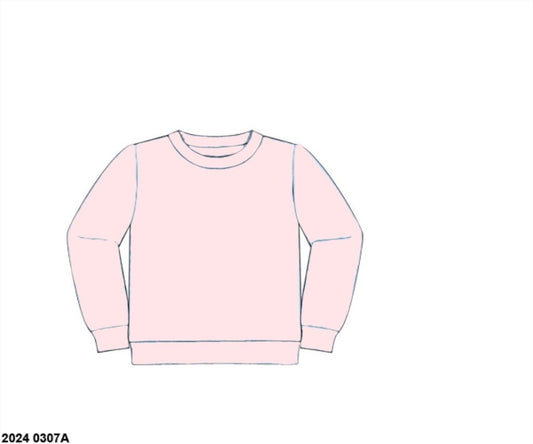 RTS: Pink- Adult/Child Knit Pullover (No Monogram)