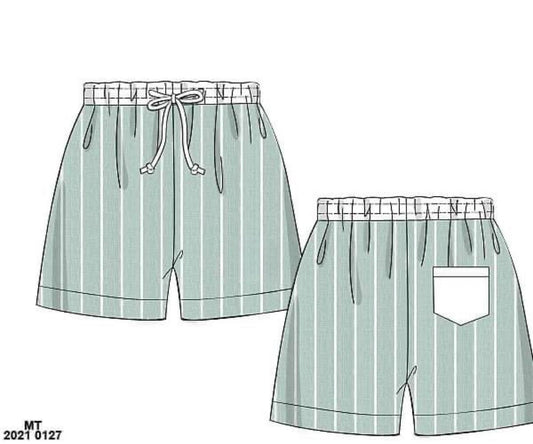 RTS: Peirsun Gulf Stripes Collection- Boys Woven Swim Short (No monogram)