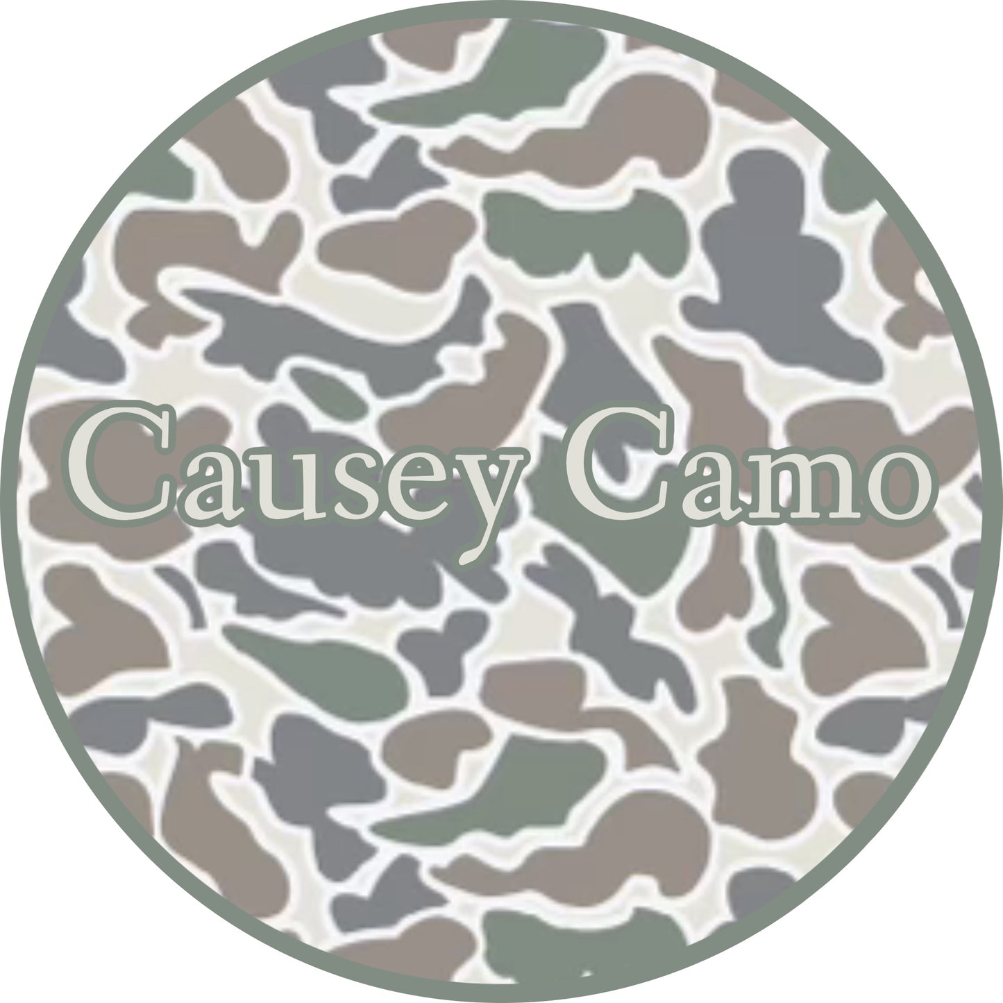 RTS: Causey Camo- Boys Knit Long Sleeve Shirt