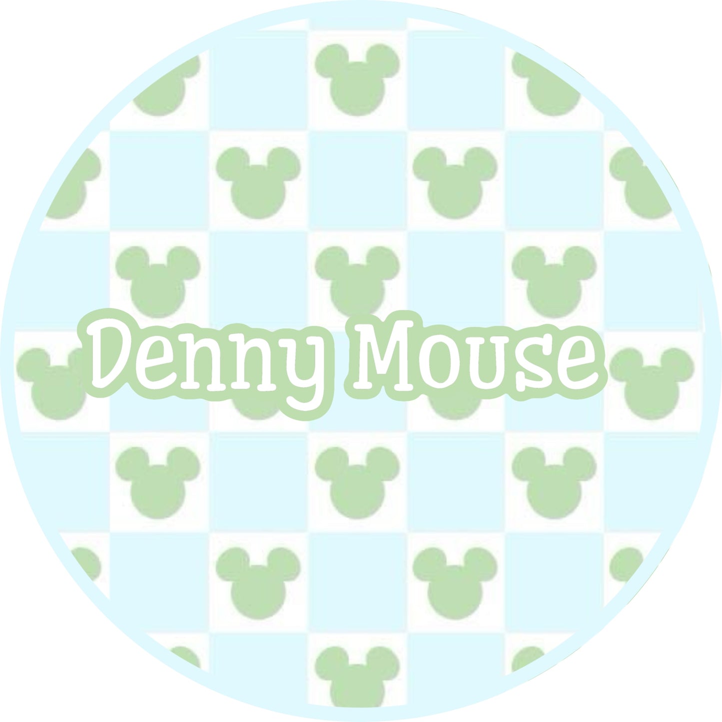 Pre Order 122: Denny Mouse- Mom/Mini Blue 1pc Rash Guard Swim