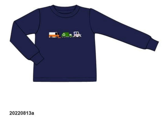 RTS: Boys Only- Beep Beep!  Knit Shirt