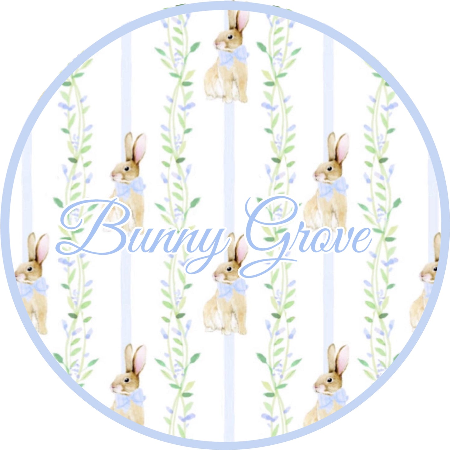 Pre Order 116: Easter Lounge- Bunny Grove Boys 2pc Knit Short Set