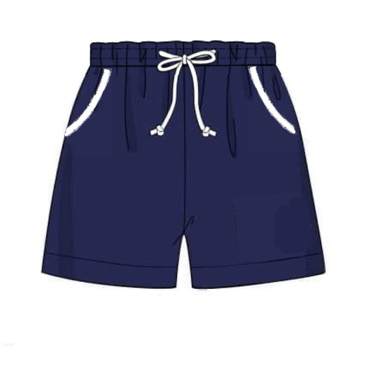 RTS: Navy Swim- Boys/Dads Traditional Woven Shorts (No Monogram)