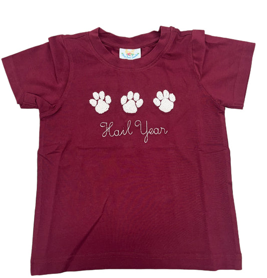 RTS: Davis Wade Collection- Boys French Knot Shirt “Hail Year”