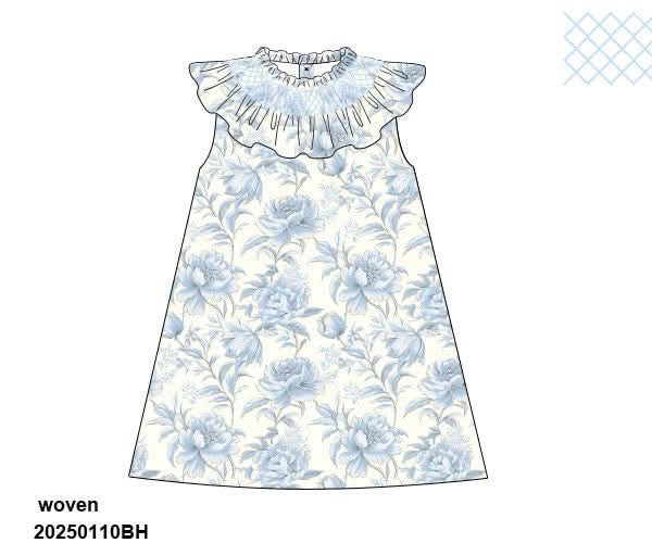 Pre Order 122: Wellington- Girls Woven Dress