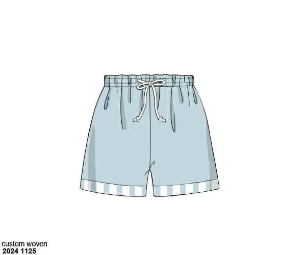 Pre Order 122: Wellington- Dad/Mini Woven Traditional Swim Shorts