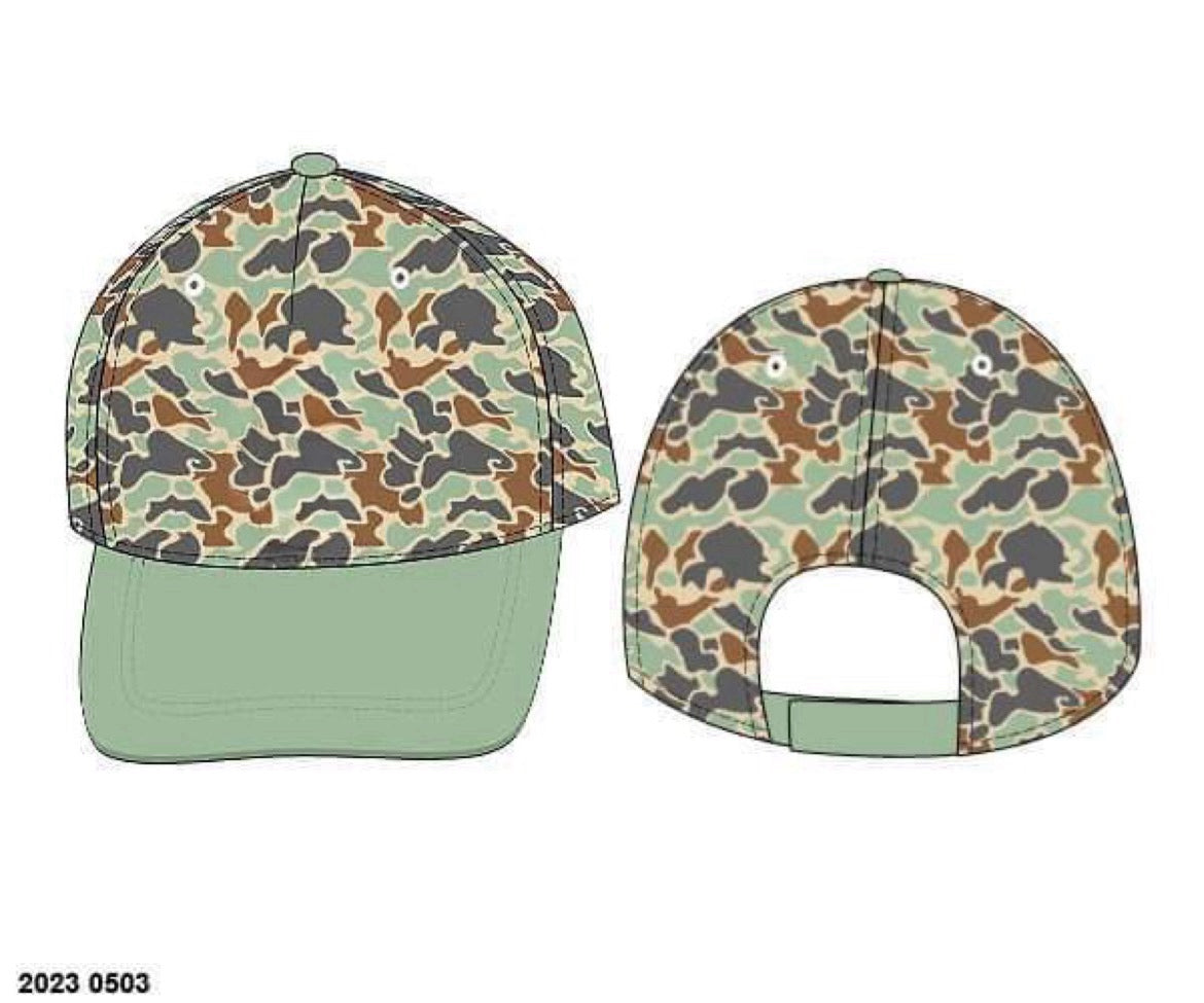 RTS: Summer Camo- Ball Hat (No Monogram)