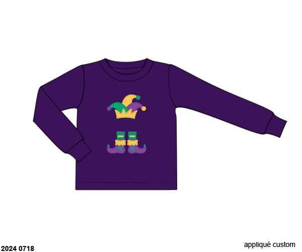 RTS: Mardi Party- Boys Knit Shirt