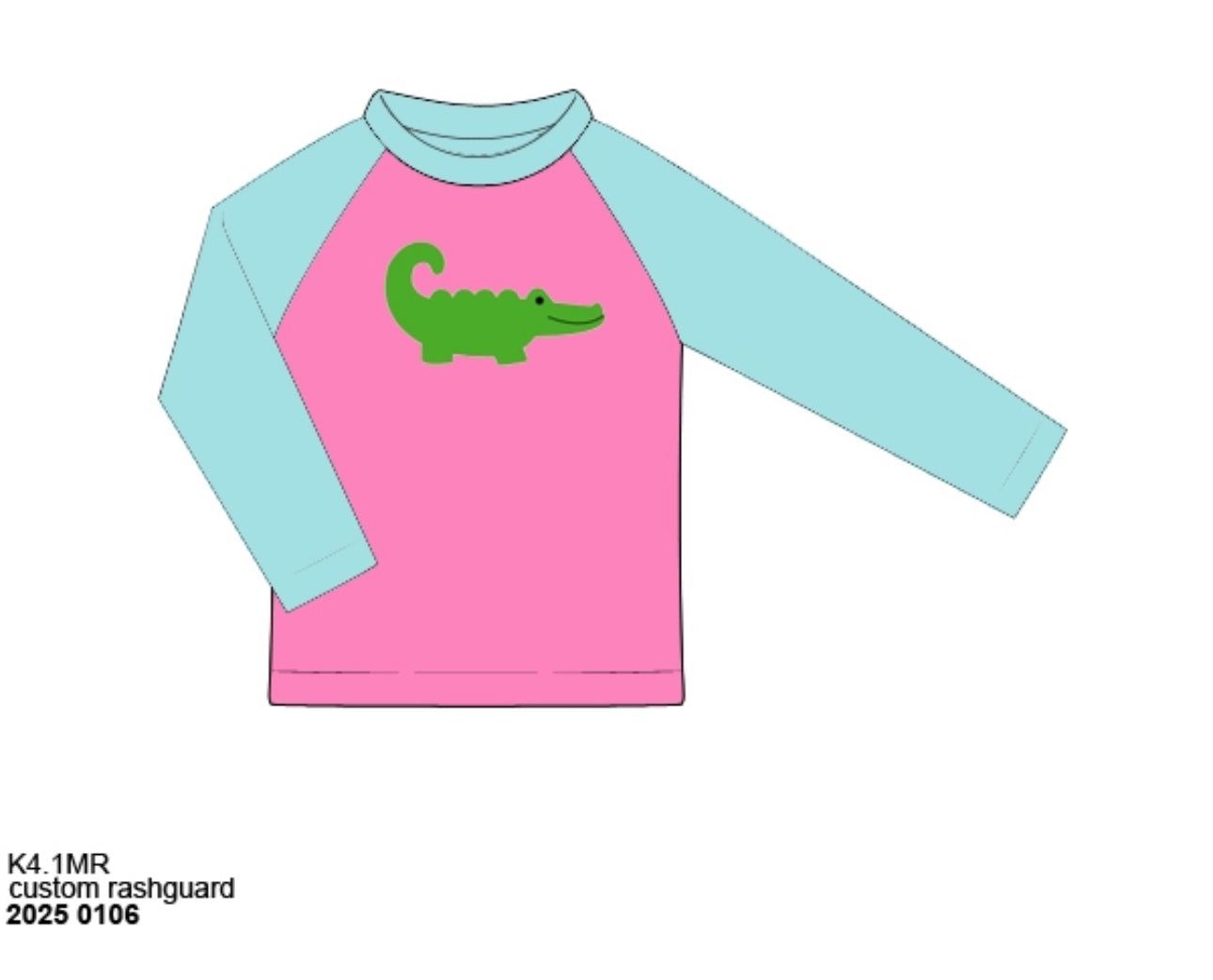 Pre Order 122: Later Gator- Boys Rash Guard Top