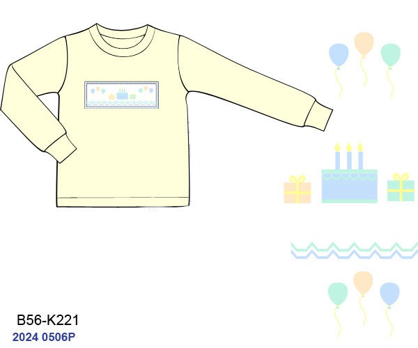 RTS: Winter Party- Boys Knit Shirt