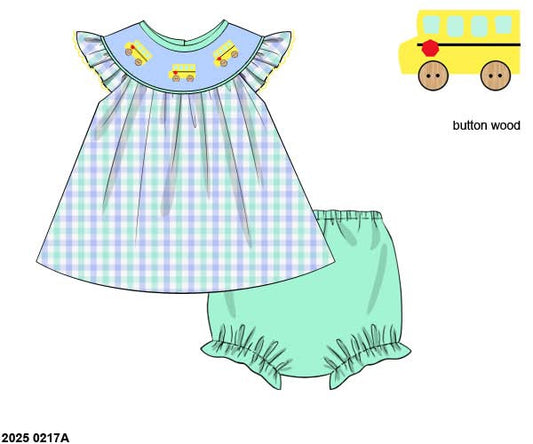 Pre Order 123: Cheese Wagons- Girls Bloomer Set