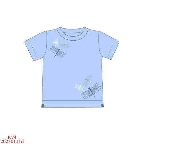 Pre Order 123: Boys Casual Mix & Match- Dragonfly Shirt