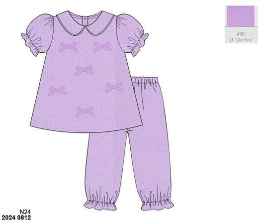 RTS: Betty Bows- Girls Corduroy Bubble Pant Set