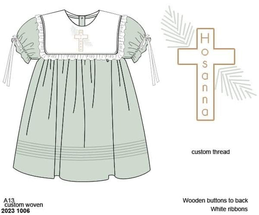 Pre Order 116: Hosanna- Girls Woven Dress