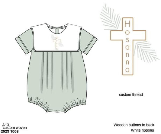 Pre Order 116: Hosanna- Boys Woven Bubble