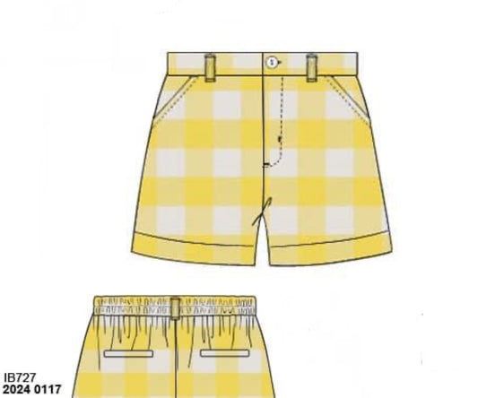 RTS: Wheels on the Bus- Boys Woven Traditional Shorts