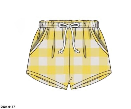 RTS: Wheels on the Bus- Boys Woven Shorties