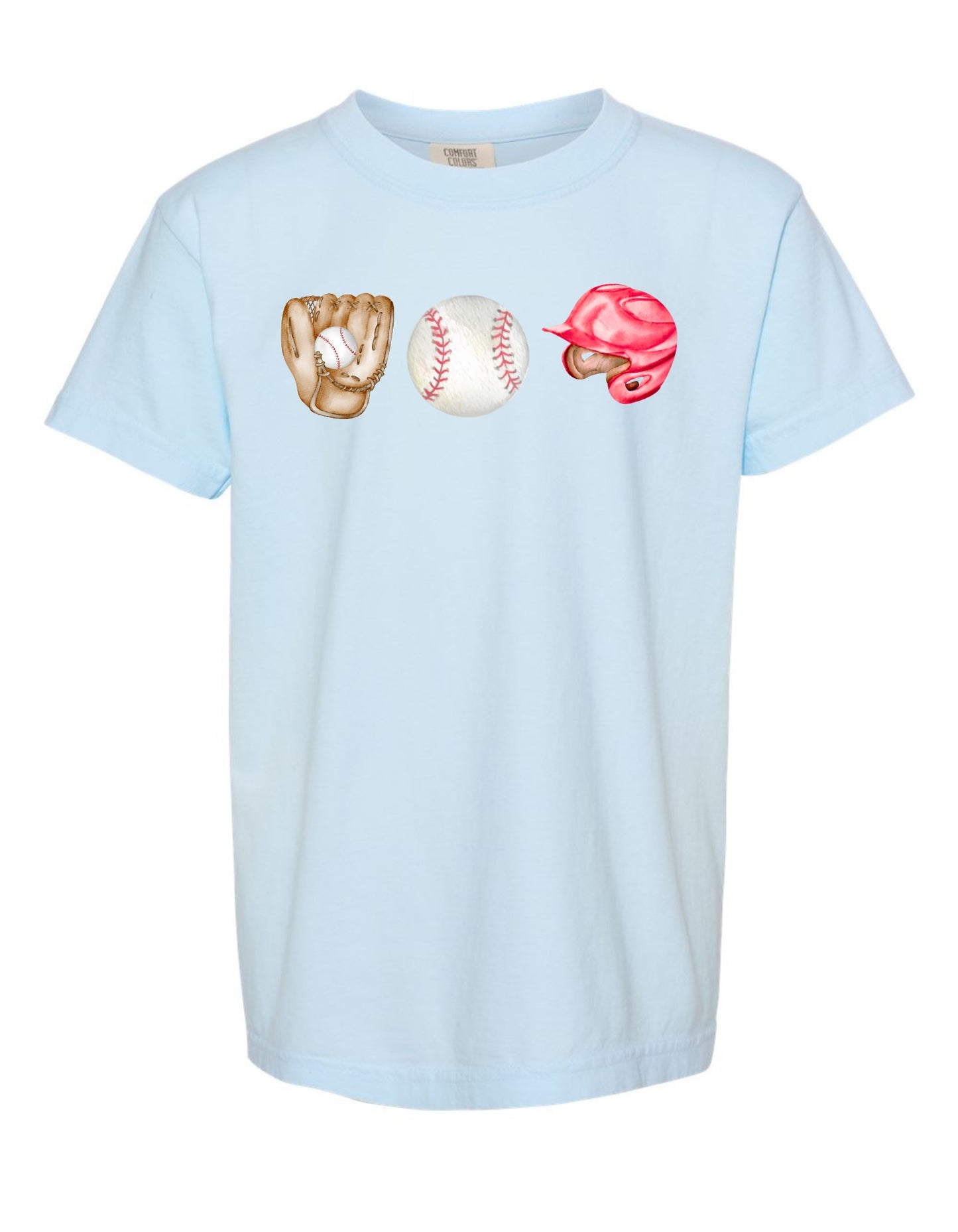 Pre Order 116: Play Ball!- Blue Jax & James Comfort Color T-Shirt