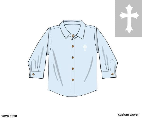 Pre Order 116: Redeemed- Dad/Boys Woven Button Up Shirt