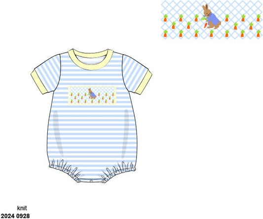 Pre Order 116: Rabbit's Garden- Boys Knit Bubble