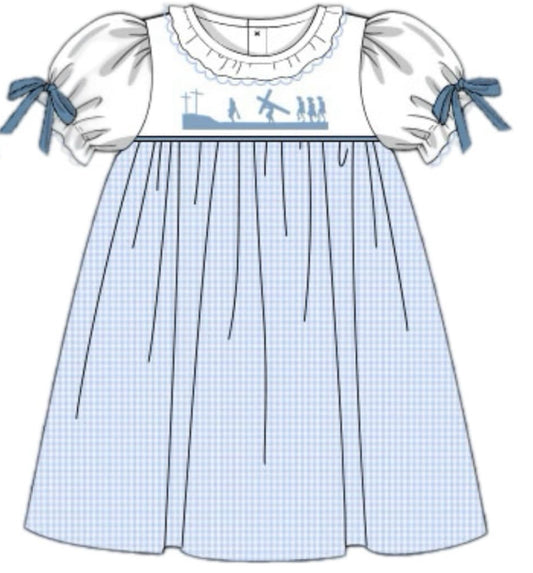 Pre Order 116: Calvary- Girls Woven Dress