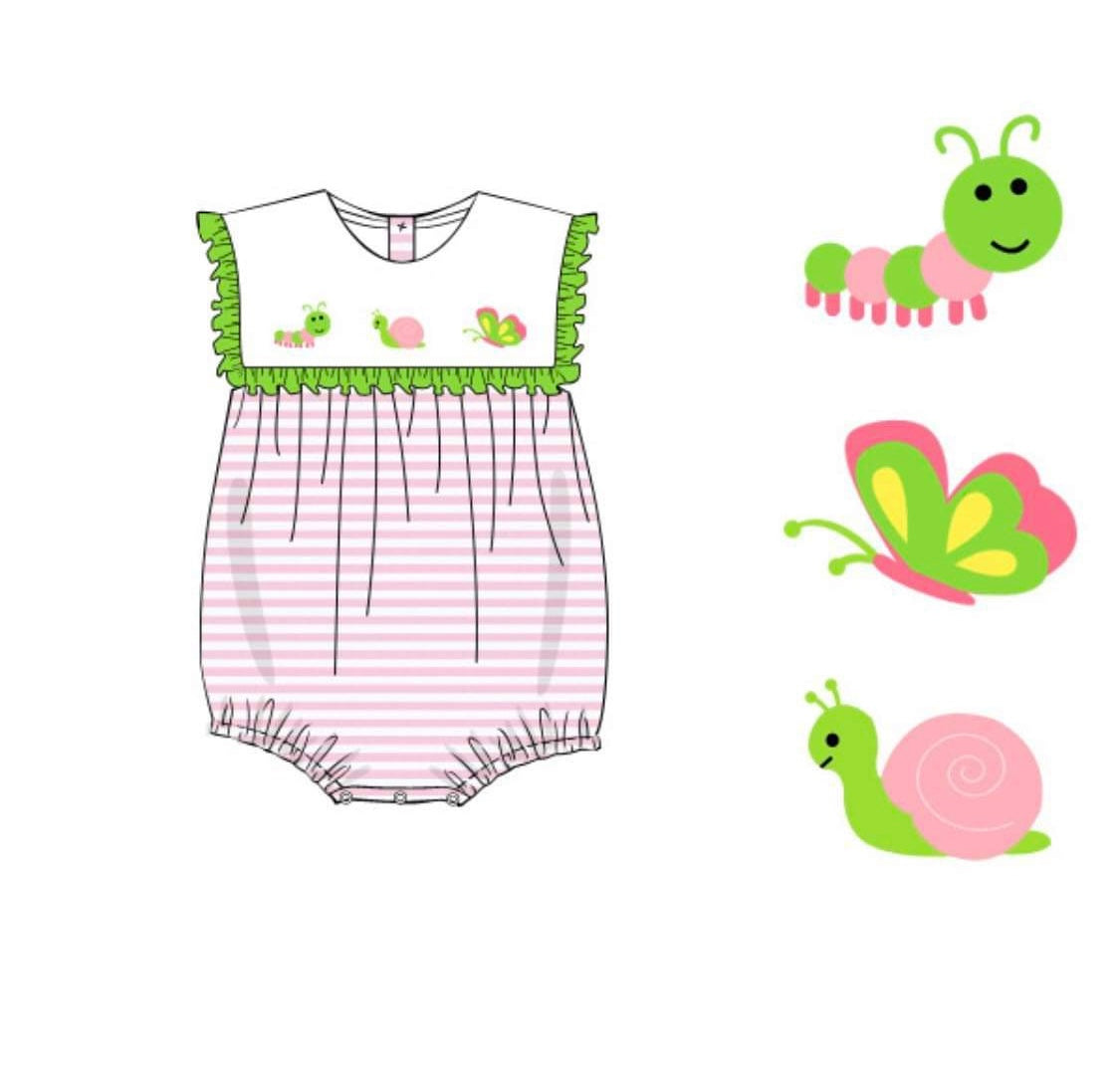 Pre Order 116: Loodle Bugs- Girls Knit Bubble