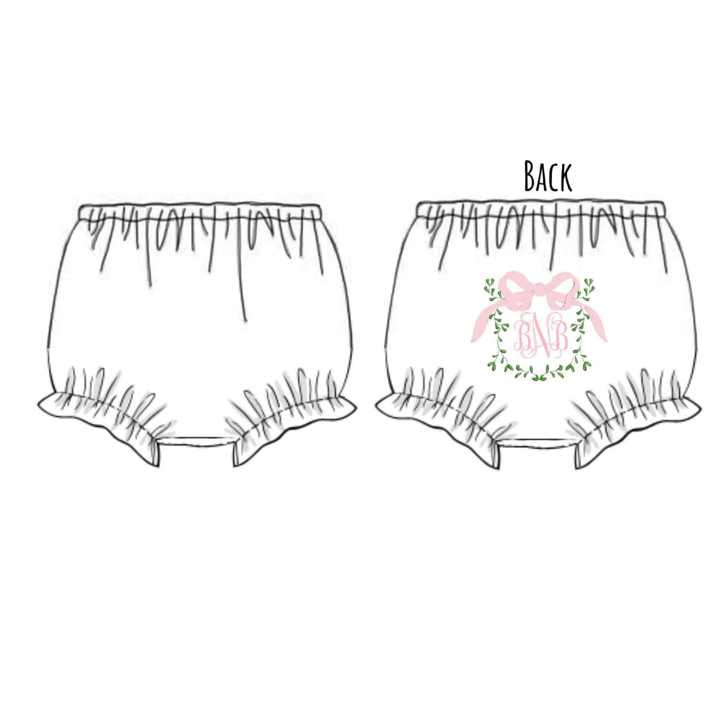 Pre Order 116: Monogram Bloomers - Crest