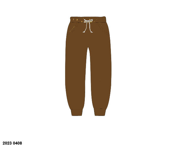 RTS: Boys Mix & Match- Knit Joggers in Brown