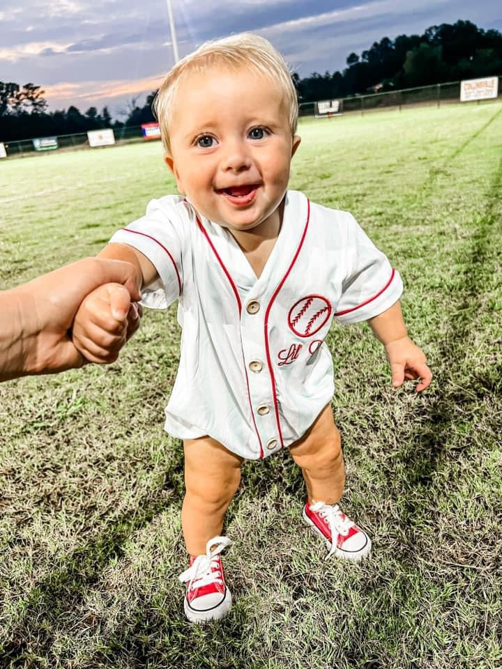 Pre Order 116: Play Ball!- Unisex Blue Stripe Jersey Bubble