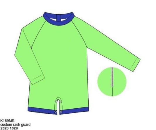 RTS: Bright Swim- Boys 1pc Rash Guard (No Monogram)