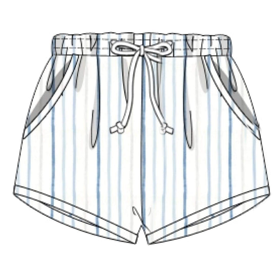 RTS: Blue Crabs- Boys Woven Shorties