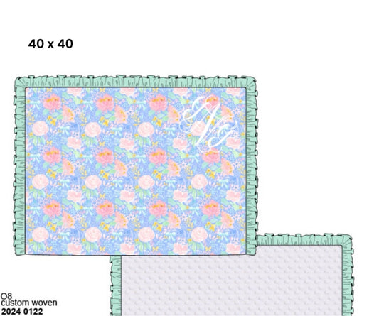 Pre Order 123: Ava Floral- Blanket