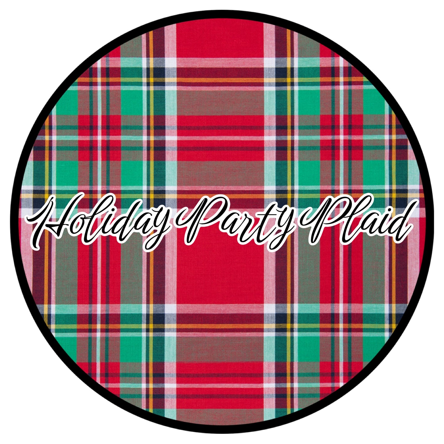 RTS: Holiday Party Plaid- Girls Woven Bubble